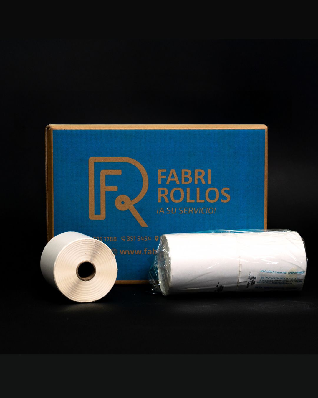 7299: Etiqueta papel TTSR 100x100mm C=25mm