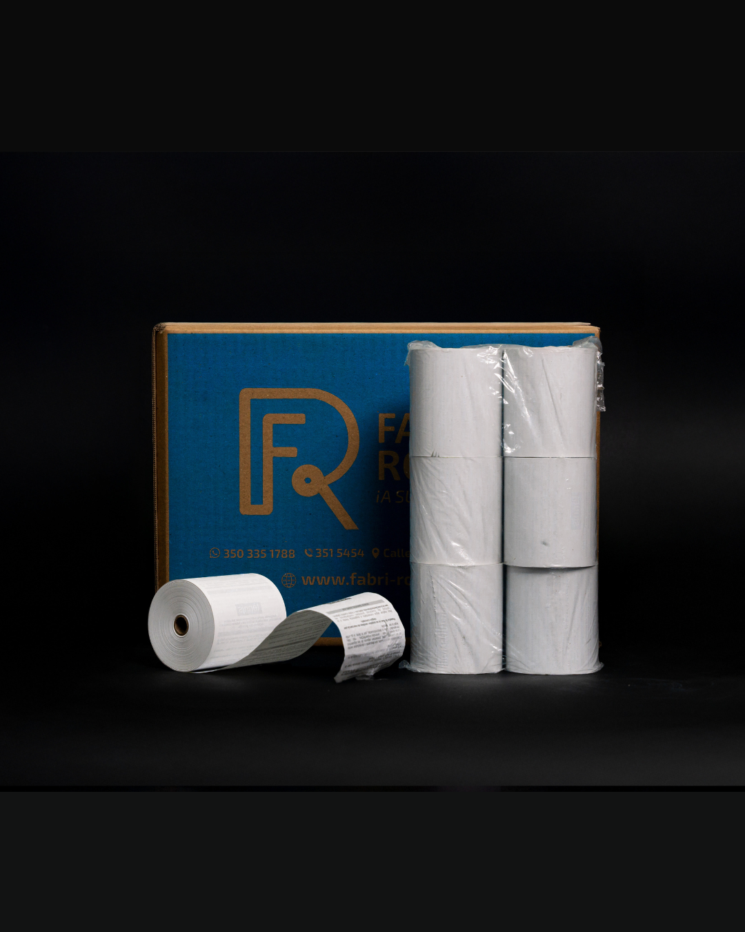 6090: Rollo Térmico Preimpreso 80mm x 60mts